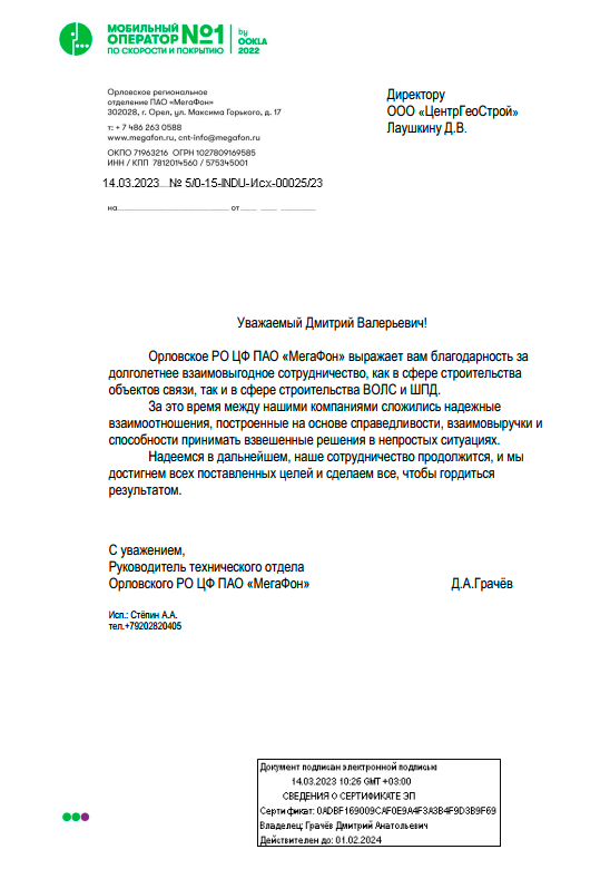 Благодарности